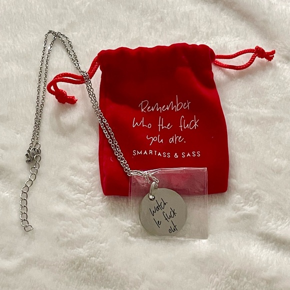 Smartass & Sass Watch Le F*ck Out necklace - Picture 1 of 1